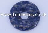 NGP611 5pcs 7*40mm new sodalite gemstone donut pendants wholesale