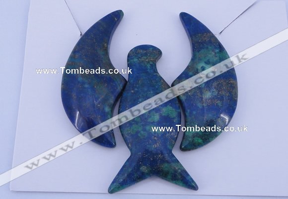 NGP64 Fashion chrysocolla gemstone pendants set jewelry wholesale