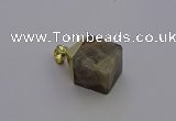 NGP6774 15*22mm cube moonstone gemstone pendants wholesale