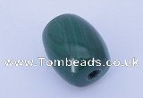 NGP707 16*19mm drum natural malachite gemstone pendant