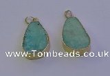 NGP7134 20*30mm - 22*32mm freeform amazonite gemstone pendants