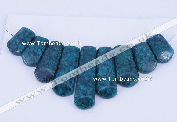 NGP72 Fashion chrysocolla gemstone pendants set jewelry wholesale