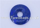 NGP721 5*30mm natural lapis lazuli gemstone donut pendant