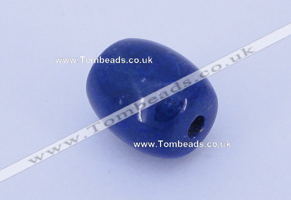 NGP722 13*15mm drum natural lapis lazuli gemstone pendant