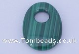 NGP734 20*30mm oval natural malachite gemstone pendant wholesale