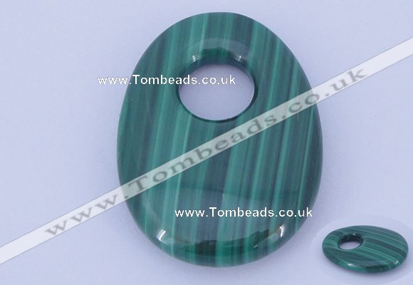 NGP734 20*30mm oval natural malachite gemstone pendant wholesale