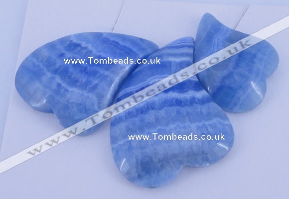 NGP74 Fashion blue lace agate gemstone pendants set jewelry wholesale