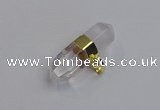 NGP7441 12*45mm sticks white crystal pendants wholesale