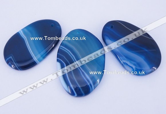 NGP861 5PCS 30-35mm*50-60mm freeform agate gemstone pendants