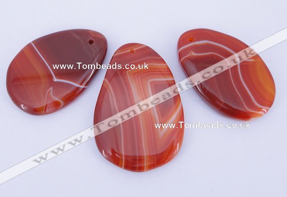 NGP863 5PCS 30-45mm*50-60mm freeform agate gemstone pendants