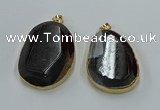 NGP8632 32*45mm - 46*48mm freeform druzy agate pendants wholesale