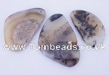 NGP866 5PCS 30-50mm*50-70mm freeform agate gemstone pendants