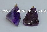 NGP8707 25*40mm – 35*50mm freeform agate pendants wholesale