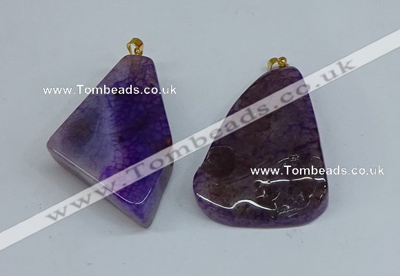 NGP8707 25*40mm – 35*50mm freeform agate pendants wholesale