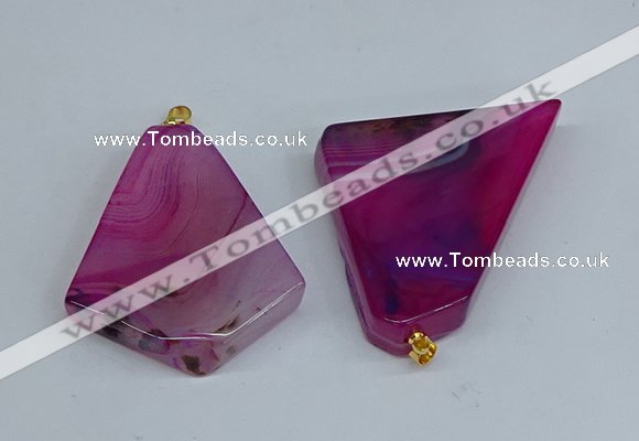 NGP8717 28*38mm - 40*45mm freeform agate pendants wholesale