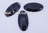 NGP884 5PCS 25*49mm oval agate gemstone pendants wholesale