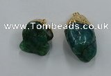 NGP8851 20*25mm - 30*40mm nuggets agate gemstone pendants