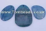 NGP938 5PCS 35-50mm*45-70mm freeform gemstone pendants wholesale