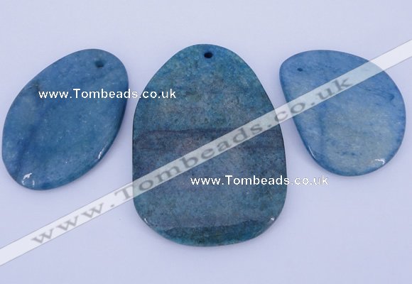 NGP938 5PCS 35-50mm*45-70mm freeform gemstone pendants wholesale