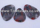 NGP940 5PCS 35-45mm*45-65mm freeform jasper gemstone pendants