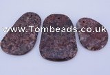 NGP941 5PCS 35-45mm*45-65mm freeform jasper gemstone pendants