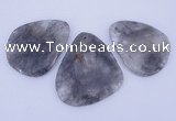 NGP949 5PCS 40-55mm*55-65mm freeform cloudy quartz gemstone pendants