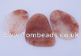 NGP950 5PCS 35-55mm*50-65mm freeform red quartz gemstone pendants