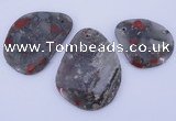 NGP953 5PCS 35-50mm*45-60mm freeform jasper gemstone pendants