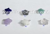 NGP9701 12mm faceted star  mixed gemstone pendants wholesale