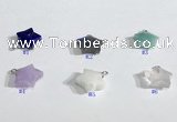 NGP9701 12mm faceted star  mixed gemstone pendants wholesale