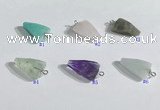 NGP9705 11*16mm arrowhead  mixed gemstone pendants wholesale