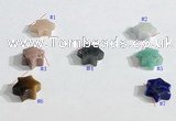 NGP9742 10mm star-shaped  mixed gemstone pendants wholesale