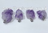 NGP9753 15*20mm-20*30mm freeform amethyst pendants wholesale