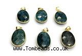 NGP9880 17*22mm faceted oval apatite pendant