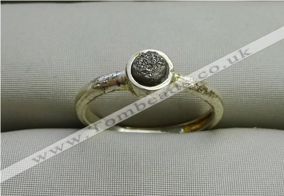 NGR1038 4mm coin plated druzy agate rings wholesale