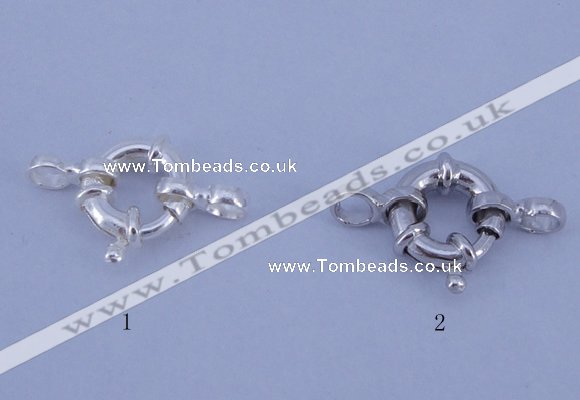 SSC201 5pcs 10mm 925 sterling silver spring rings clasps
